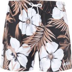 Brune - Herre Badetøy HUGO BOSS Hawaiian-print Swim Shorts