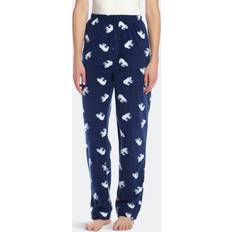 Pants Womens Leveret Fleece Snowflake Pajama Pants