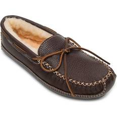 Slip-On Moccasins Minnetonka Moosehide Leather - Dark Brown