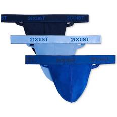 Azul - Hombre Bragas 2(X)IST Essential Y-Back Thong 3-pack