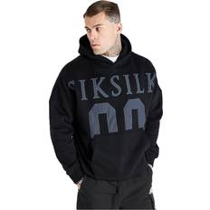 Siksilk Kläder Siksilk Drop Shoulder Relaxed Fit Hoodie - Black