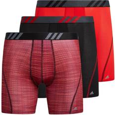 Adidas Red Men's Underwear adidas Performance Mesh Graphic Boxer Briefs Pairs