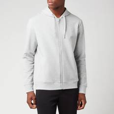 Armani Exchange Uomo Top Armani Exchange Full Zip Logo Hoodie - Grey