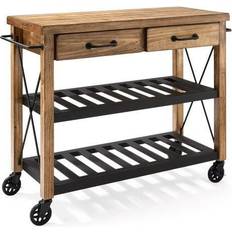 Trolley Tables Crosley Furniture Roots Kitchen Cart Trolley Table 18x42"