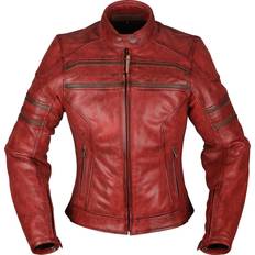 Modeka Iona Ladies Motorcycle Leather Jacket, grey, for Women