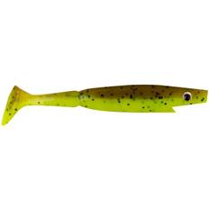 Fiskedrag på rea The Pig let Shad 10cm (6-pack) Brown Chartreues Flake