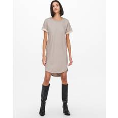 JDY JdY Jdyivy S/S Dress Jrs Noos T-shirtklänningar Chateau Gray