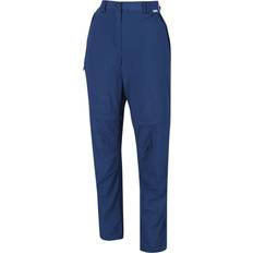 Denim Trousers Regatta Womens/ladies Chaska Ii Walking Trousers (dark Denim)