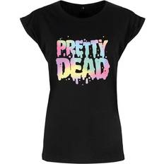 Womens/Ladies Pretty Dead Pastel Goth T-Shirt (Black)