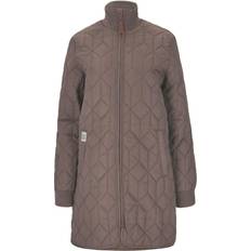 Bruna - Dam - Quiltade jackor Weather Report Nokka Long Quilted Jacket Women - Iron