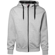 ID entity Bonded Hoodie Med Blixtlås - Marinblå