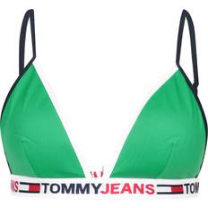 Tommy Hilfiger Swimsuits Triangle Fixed RP Bralette Green