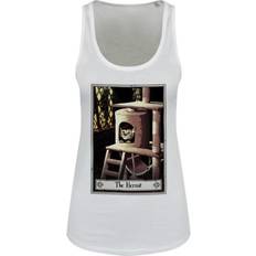 Poliamida Chalecos Deadly Tarot Womens/Ladies The Hermit Felis Vest Top (White)