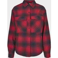 Urban Classics Blusa - Azul Noche/Rojo