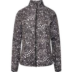 Dare 2b Womens/Ladies Resilient II Dotted Windshell Jacket (12 UK) (Black/White)