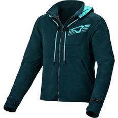 Macna District Ladies Motorcycle Textile Jacket, green-blue, for Women Woman