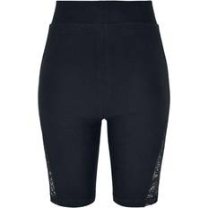 Urban Classics Ladies Ladies High Waist Lace Inset Cycle Shorts