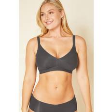 Cosabella Dam Mjuk Bomull Curvy Bralette Bh - Svart