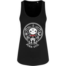 Grindstore Womens/Ladies Dead Kitty Vest Top (Black)