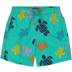 Vilebrequin Boys Swim Trunks Ronde Des Tortues - Nenuphar /Green