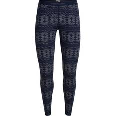 Femme - Laine Collants Icebreaker Legging 250 Vertex Crystalline - Midnight Navy