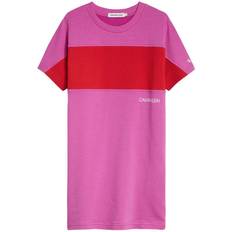 T-shirtklänningar Barnkläder Calvin Klein Girl's Relaxed Colour Block T-Shirt Dress