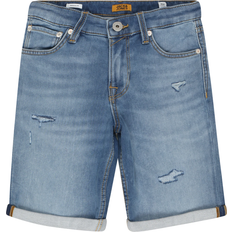 Jack & Jones Boy's Rick Icon Ge 606 Shorts - Blue Denim