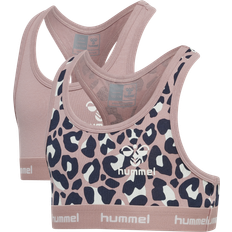 Hummel Mädchen Tops Hummel Carolina Bralette 2-Pack - Pink