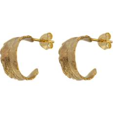 Hultquist Smykker Hultquist Leaf Earrings - Gold