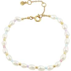 Hultquist Pastel Bracelet - Gold/Multicolour