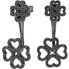 Musta Korvakorut Folli Follie Ladies'Earrings 3E17S032KK (2,5 cm)