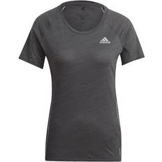adidas Runner T-Shirt Damen - Dunkelgrau/Weiß