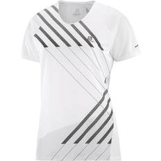 Salomon Sense Aero SS Tee - White/Fiery Red/Black