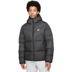 Beige - Sportswear Garment Jackets Nike Men's Sportswear Storm-FIT Windrunner All-Over Print Hooded Jacket Black/Sail