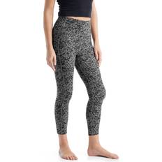 Wolle Leggings Icebreaker Fastray High Rise Forest Tights - Grau