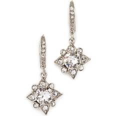 Oscar de la Renta licate Star Earrings Crystal/Silver