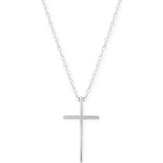 Saks Fifth Avenue Small Cross Pendant Necklace - Silver