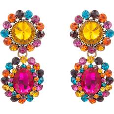 Eye Candy LA Crystal Mini Cascade Drop Earrings