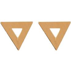 Karat Rush 14K Triangle Earrings
