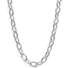 Ippolita Classico Mini Sterling Hammered Bastille Link Necklace