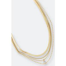 Jewelry Ettika Multi-Chain Layered Plated Necklace