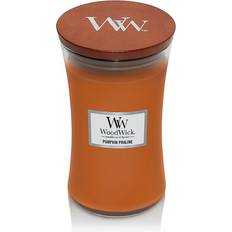 Woodwick Pumpkin Praline Large Hourglass Jar, Multicolor