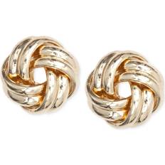 Knot Stud Earrings - Gold