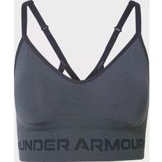 Turquoise - Women Bras Under Armour Seamless Low Long Heather Women's Sports Bra SS22