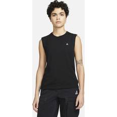 Grijs - Vrouw Mouwloze shirts Nike ACG Goat Rocks Tank Top - Zwart/Wit