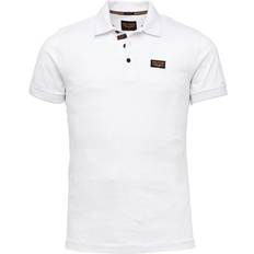 PME Legend Poloshirt Mit Label-Detail - Weiß