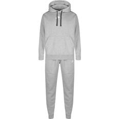 Men - Polyester Jumpsuits & Overalls NIKE Sports Essentials Fleece Tracksuit Men - Grey/White