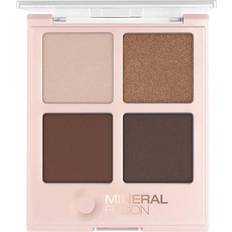 Mineral Fusion Naturally Vivid Eyeshadow Palette Coffee Break 0.25oz