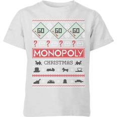 Kinderbekleidung Monopoly Kids' Christmas T-Shirt 5-6