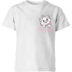 Katter T-shirts Barnkläder Disney Kid's Aristocats Marie I'm A Lady T-shirt